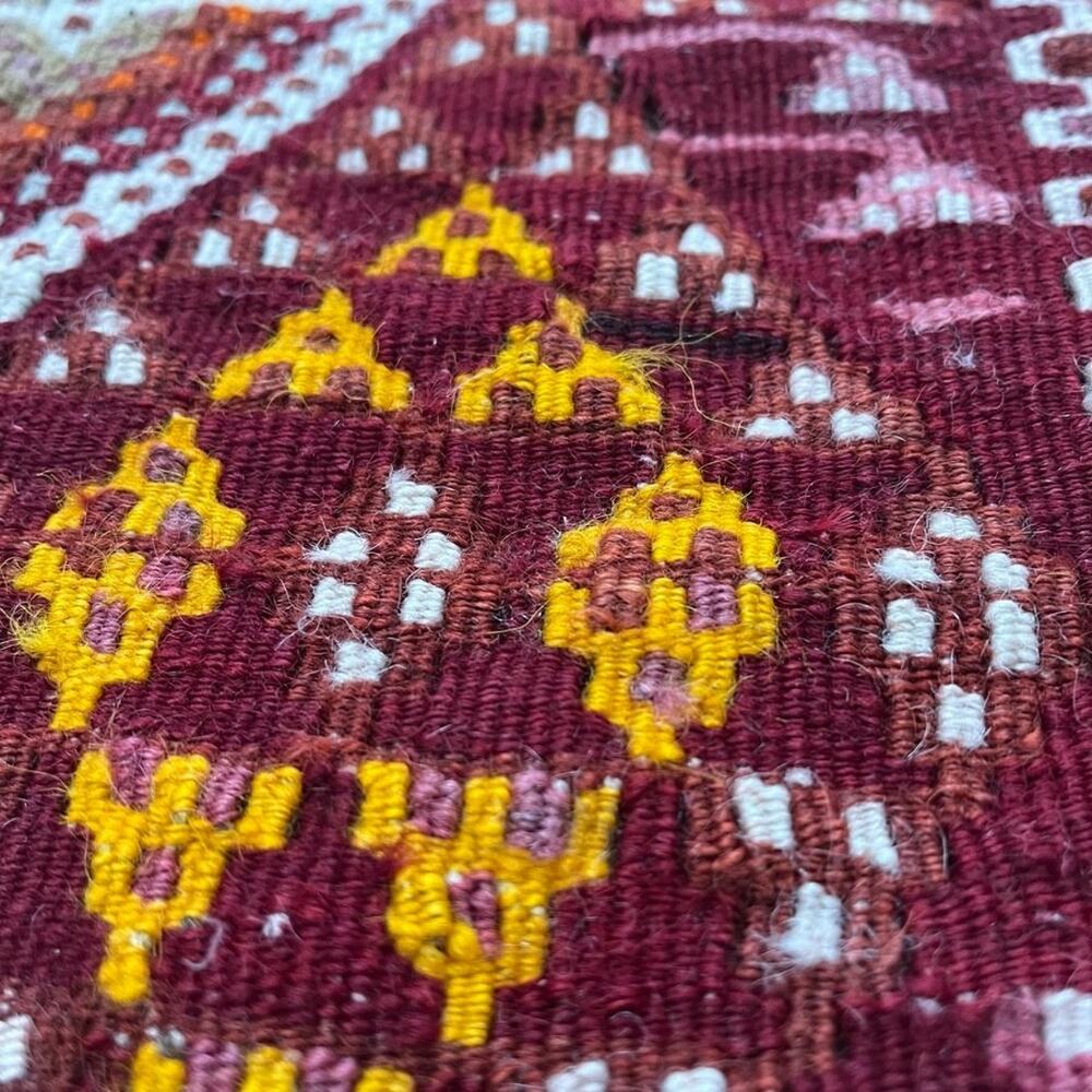 Hand-woven Kilim Wool Runner Rug 59" x 31" - Picture 5 of 9